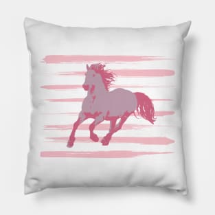 Pastel horse gift idea horse lover Pillow