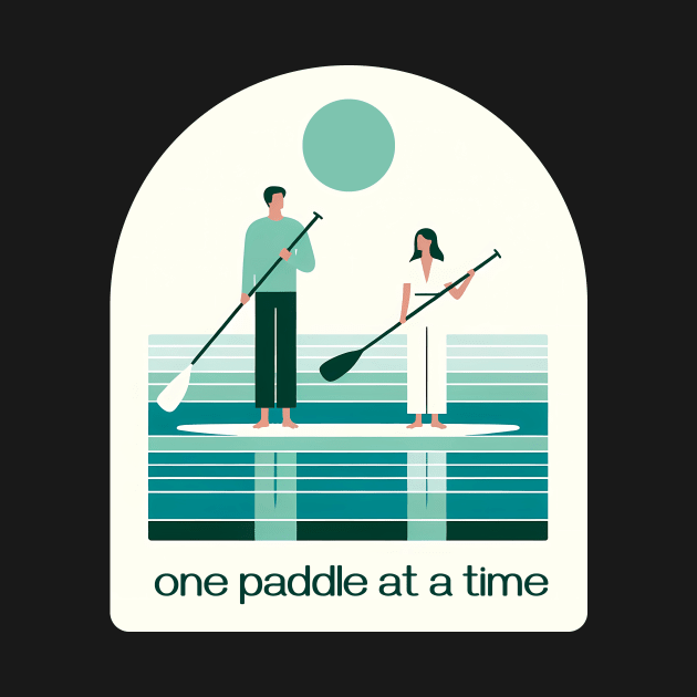 One paddle at a time by Moniato