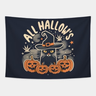 All Hallow's Cat Tapestry