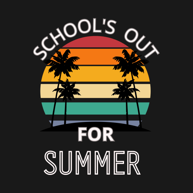 School's out for summer by logo desang