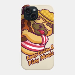 Keep Calm and Play Music Phone Case