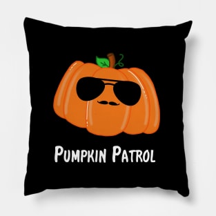 Pumpkin Patrol Funny Halloween Trick or Treat Police Pillow