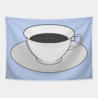 Adorable Cup of coffee or tea Tapestry