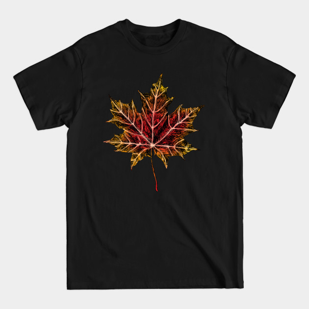 Maple Leaf Art - Maple Leaf - T-Shirt Maple Leaf Art - Maple Leaf - T-Shirt