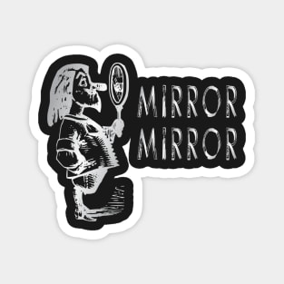 Mirror Mirror on the Wall Hair Stylist Barber Haircut Vintage Retro Gothic Vanity 102 Magnet