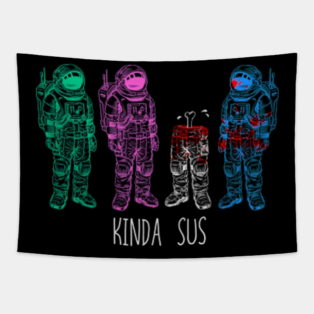 Kinda Sus Tapestry by sketchboy01