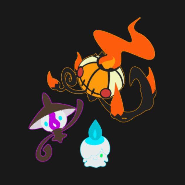 Shiny Litwick Evolutions - Ladytank Studios - T-Shirt | TeePublic Shiny Litwick Evolutions