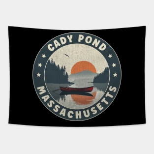 Cady Pond Massachusetts Sunset Tapestry