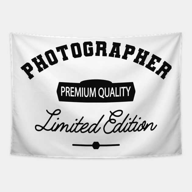 Photographer - Premium Quality Limited Edition Tapestry by KC Happy Shop