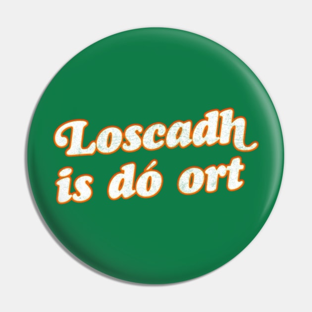 Irish Swearing Hex Curse / Humorous Design Pin by feck!