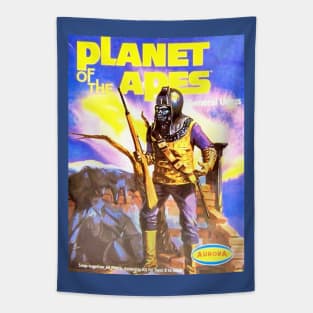 Vintage Aurora Model Kit Box Art - Planet of the Apes Tapestry