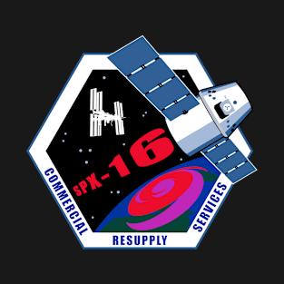 CRS-16 Mission Patch for International Space Station T-Shirt