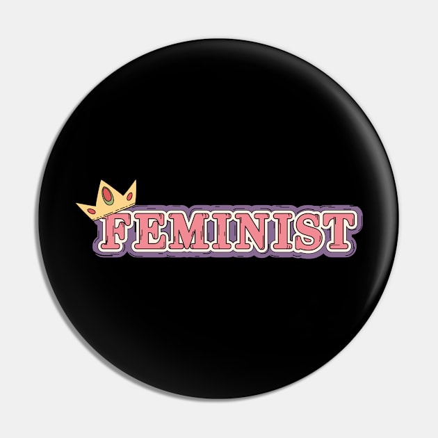 Feminist T-Shirt - Feminist Equal Rights Shirt Pin by andreperez87