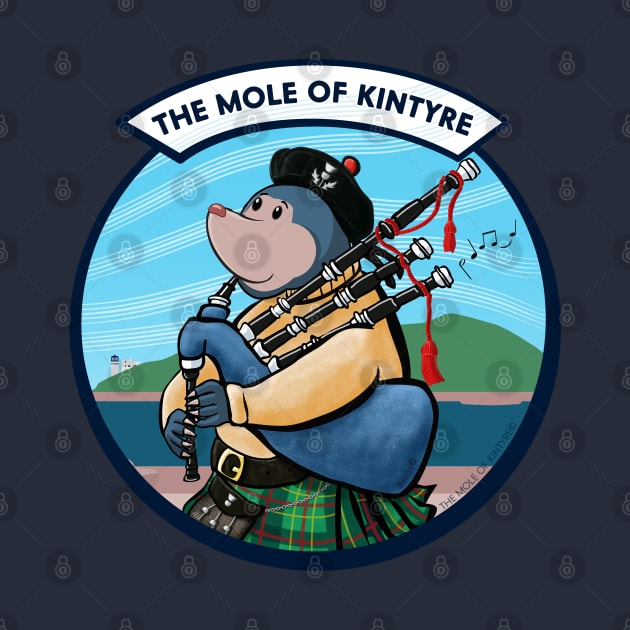 Scots Bagpipe Playing Mole Of Kintyre Pipe Band by brodyquixote