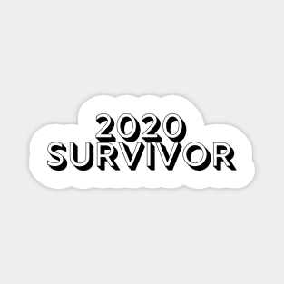 2020 Survivor - New Year/Year end celebration Magnet