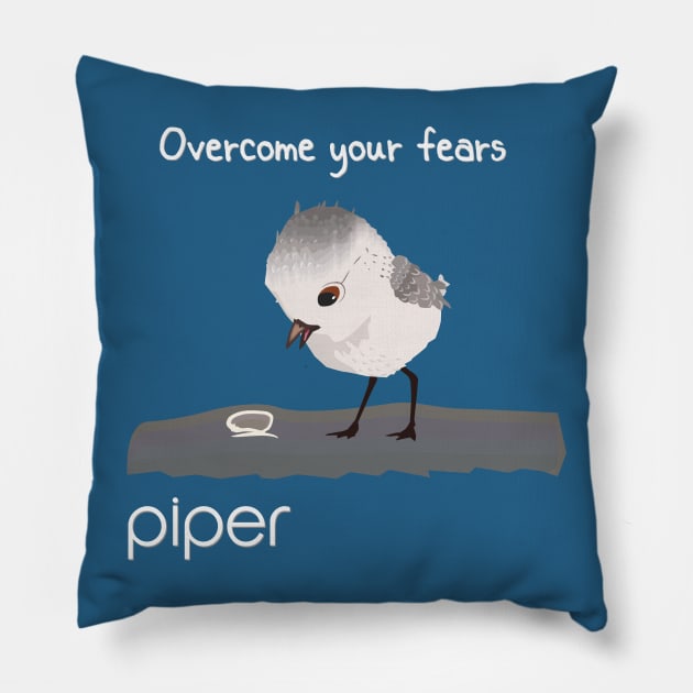 overcome your fears Pillow by atizadorgris