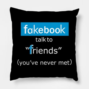 Fakebook Pillow