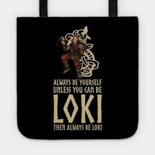 Asatru Norse Mythology Pagan Viking Trickster God Loki Gift Tote