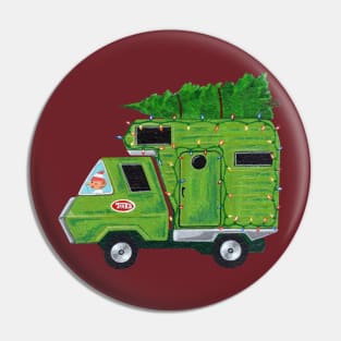 Christmas Camper Pin