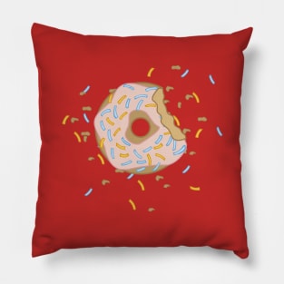 Donut bites back Pillow