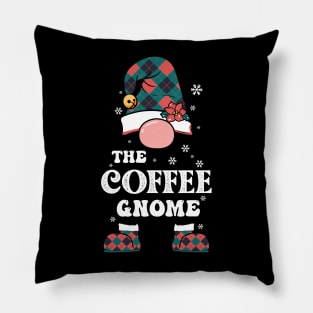 Coffee Gnome Christmas Pillow