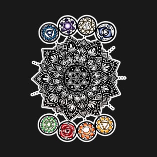 Chakra Center Mandala T-Shirt