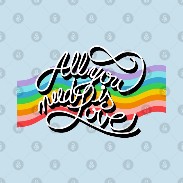 ALL YOU NEED IS LOVE by MAYRAREINART