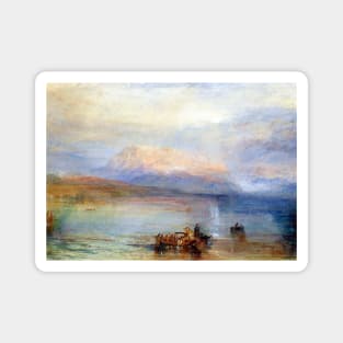 High Resolution William Turner The Red Rigi 1842 Magnet