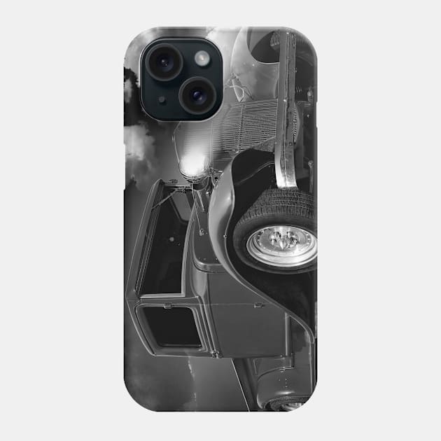 Ford - HotRod - 03 black white Phone Case by hottehue