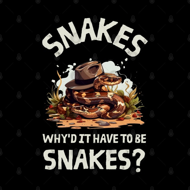 Snakes. Why did it have to be snakes? - Black - Adventure by Fenay-Designs