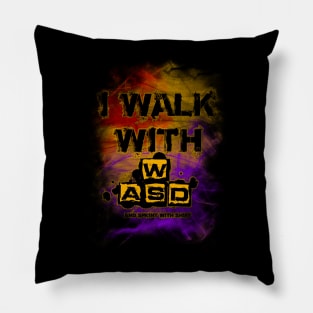 I Walk with WASD (And sprint with shift) v2 Pillow