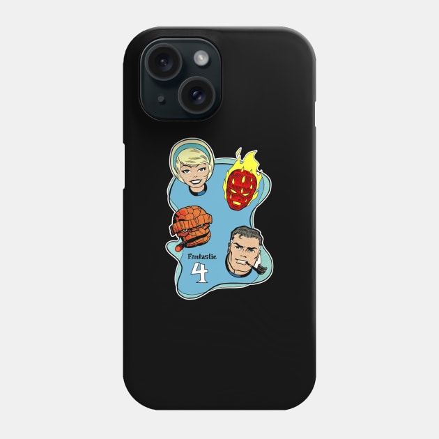 Fantastic Classic (Black Print) Phone Case by Nerdology