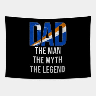 Marshallese Dad The Man The Myth The Legend - Gift for Marshallese Dad With Roots From Marshallese Tapestry