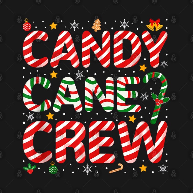 Candy Cane Crew - Funny Christmas Candy Cane - Xmas Pajamas by Origami Fashion