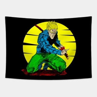 King Mode Samurai Tapestry