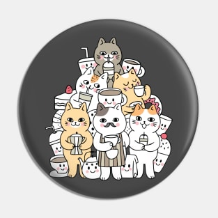 Cool Cat Coffee Club Pin