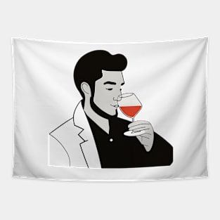 Wine Drinker Tapestry