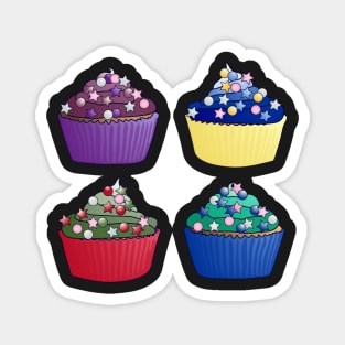 Outer Senshi Cupcakes Pattern Magnet