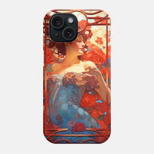 Art Nouveau Roses Phone Case