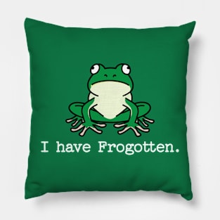 I have frogotten Pillow