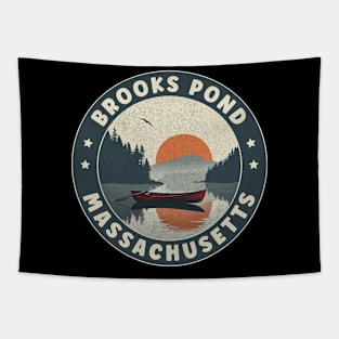 Brooks Pond Massachusetts Sunset Tapestry