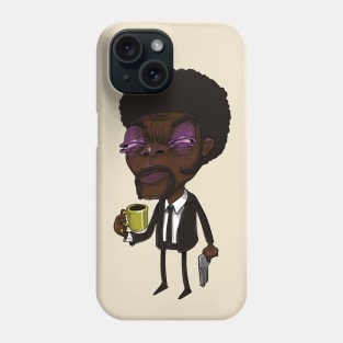 Samuel Jackson before Coffee Phone Case