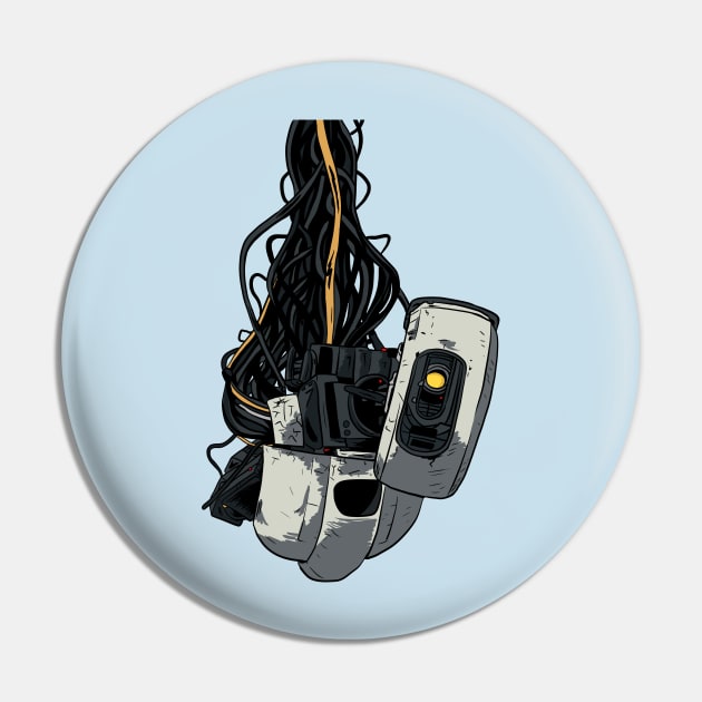 GLaDOS Pin by Black Snow Comics