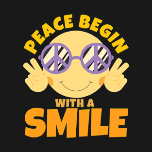 Peace Begin With A Smile T-Shirt