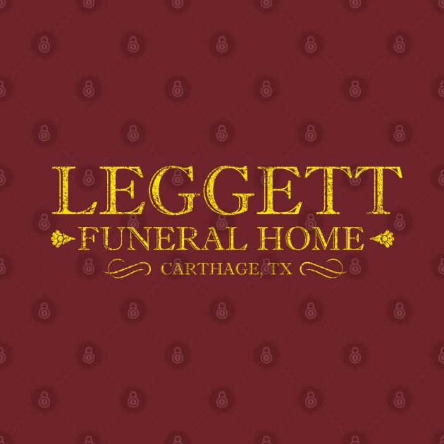 Leggett Funeral Home from the movie BERNIE, distressed by MonkeyKing