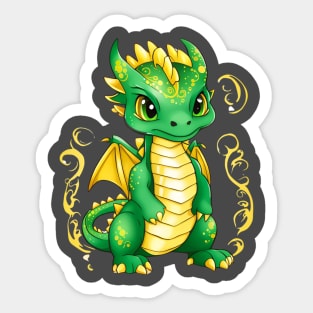 Black and Green Dragon Stickers Set of 24 Stickers, Dragon Stickers,  Stickers, Waterproof Sticker, Journal Sticker, Die Cut Sticker, Chibi  Dragon