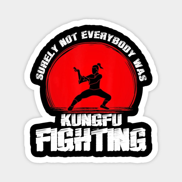 Vintage Surely Not Everybody Was Kung Fu Fighting Magnet by danieldamssm