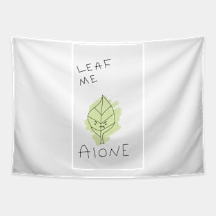 Kawaii leaf T-shirt Tapestry