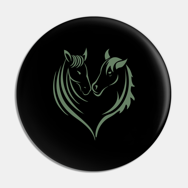horse heart horse lover Gift Idea Pin TeePublic horse heart horse lover Gift Idea Pin TeePublic