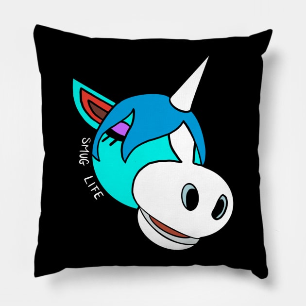 Smug Life Julian Pillow by JennaCreates